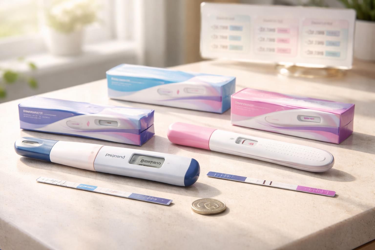 découvrez tout sur l'achat de tests de grossesse : les différents formats disponibles, leur sensibilité pour un résultat fiable, et les prix pour bien choisir le test adapté à vos besoins.