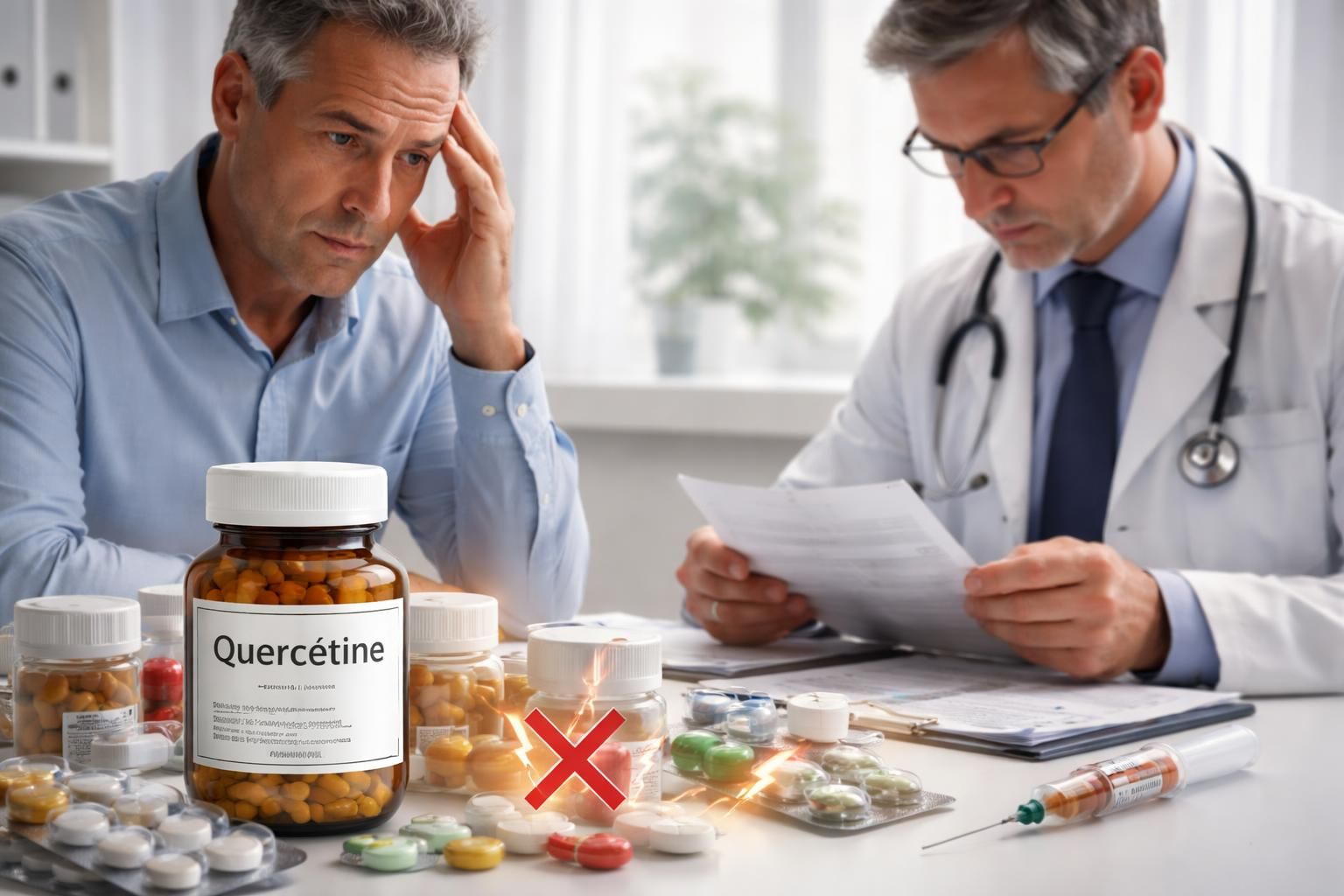 découvrez les contre-indications de la quercétine et leurs impacts potentiels sur différents traitements médicaux pour une utilisation sûre et informée.
