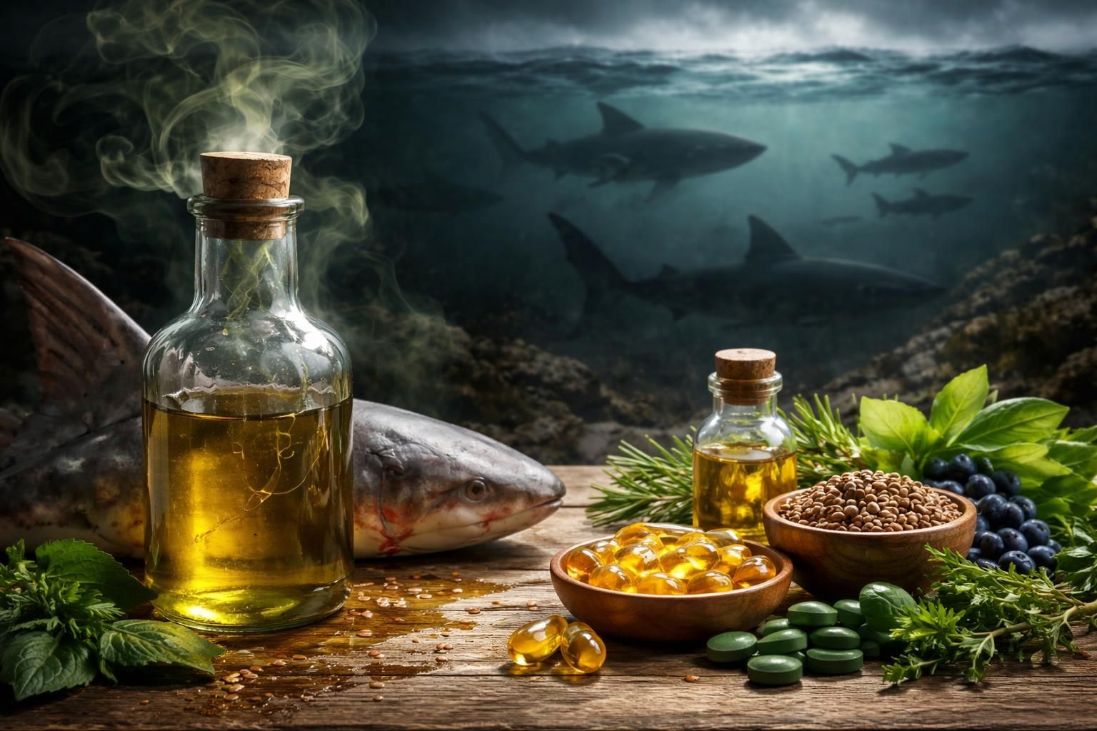 découvrez les risques potentiels liés à l'huile de foie de requin et explorez des alternatives plus sûres et efficaces pour votre santé.