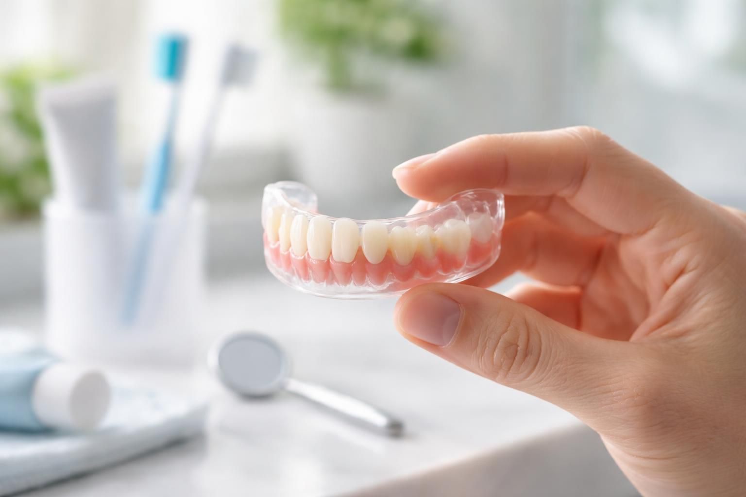 découvrez nos astuces simples et efficaces pour une pose de couvre-dents parfaite, garantissant confort et esthétique à vos fausses dents.